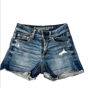 American Eagle Super Stretch Shorts Sz 0
